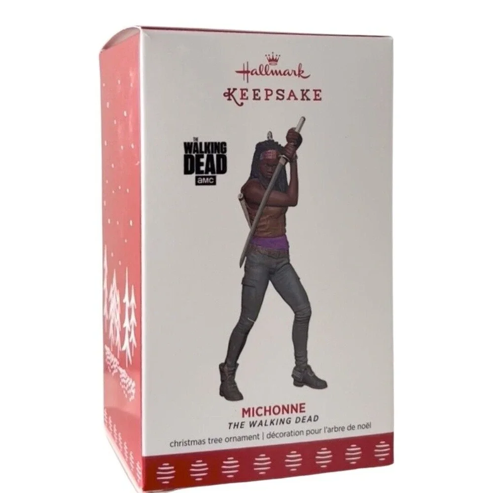 Hallmark 2017 Michonne Ornament The‎ Walking Dead Artist Crafted Mint Condition